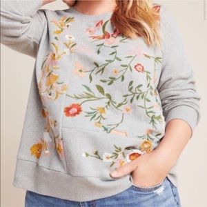 Maeve By Anthropologie Floral Sweater